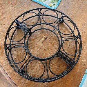 Tea Light Candle Holder Table
Centerpiece Black Metal